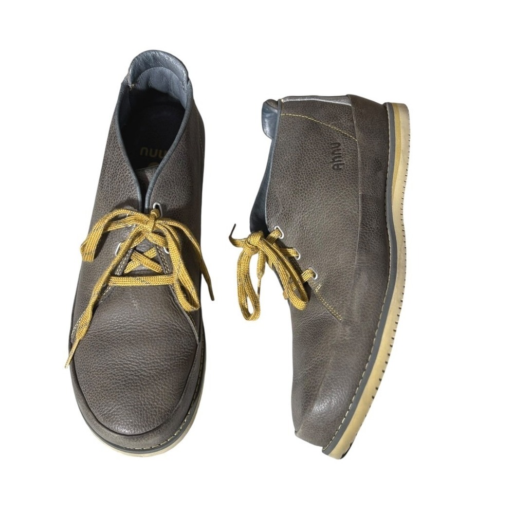 AHNU Harris‎ Chukka Boots Grey/Taupe Vibram Sole sz 11 US